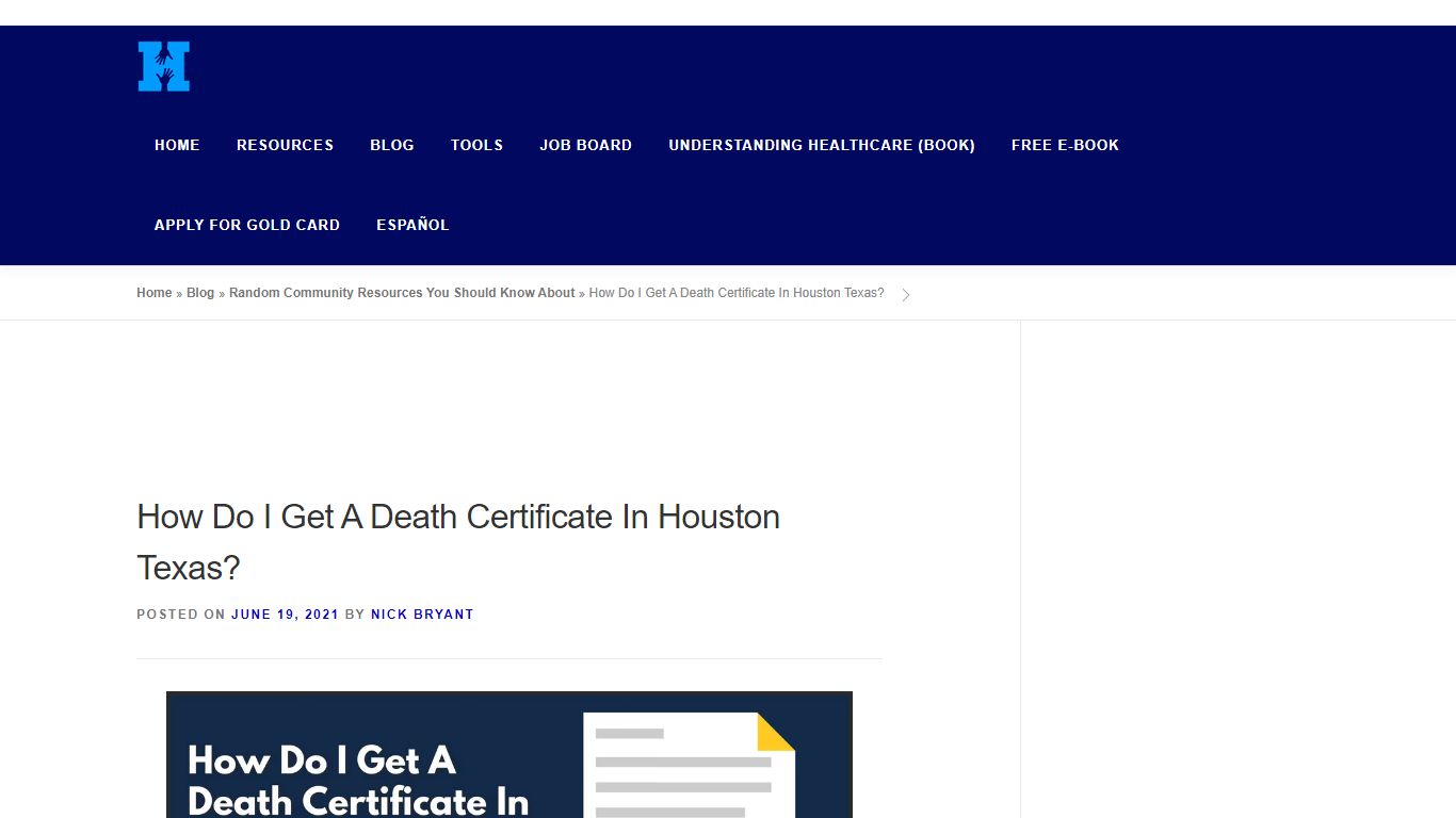 How Do I Get A Death Certificate In Houston Texas? (2021)